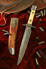Old bowie knife
