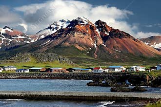 East fjords in Iceland