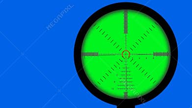 Crosshair animation - green screen