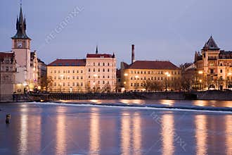 Prague embankment