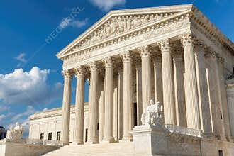 US Supreme Court Building Washington DC, USA.