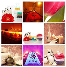 Spa concept collage