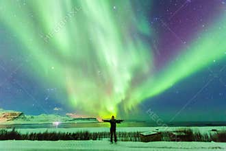 Beautiful Aurora Borealisor better known as The Northern Lights