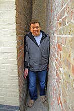 Stuck between a rock and a hard place down a very narrow alley