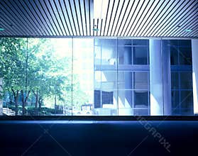 Urban window view