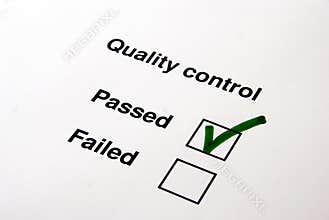 Quality control - yes