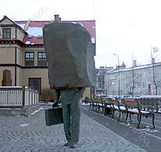 Monument to the Unknown Bureaucrat in Reykjavik
