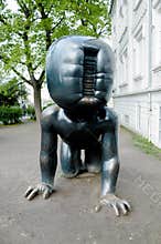 Part of Crawling Babies sculpture, Prague