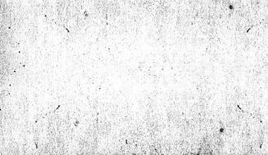 Grunge white scratch pattern. Monochrome particles abstract texture. Black printing element overlays