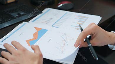 Investor Analyzing Marketting Plans