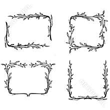 Decorative flower borders