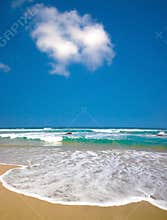 Summer time on beach