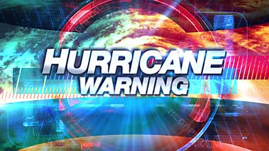 Hurricane Warning - Broadcast TV Graphics Title