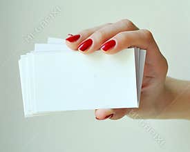 Blank Business Cards