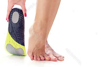 Feet and orthopedic insole