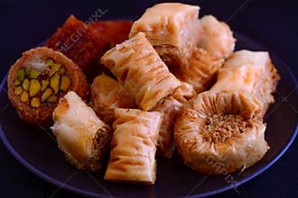 Assorted baklava