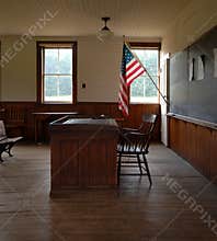 One Room School House Interior