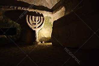 Ancient archeology in Beit She'arim, Israel