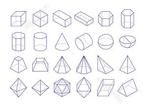 3D geometric shapes