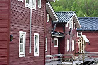 Wooden Norwegian houses