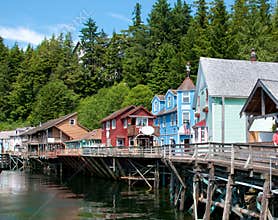 Creek Street at Ketchikan, Alaska