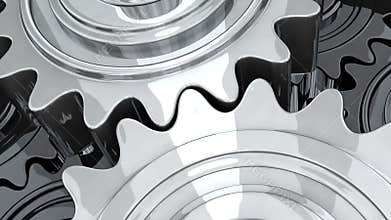 Gears, background. seamless loop.