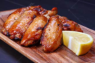Grilled chicken wings