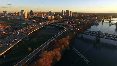 Sacramento River Capital City California Downtown Urban City Skyline