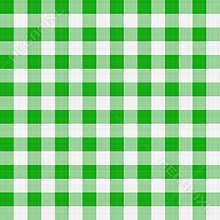 Green table cloth