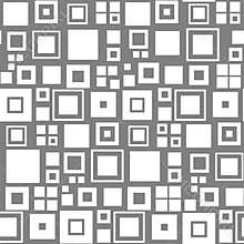 Seamless vector pattern. Squares. White and gray background