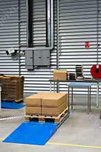 Cartons in packaging plant