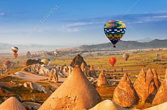 Air balloon in Cappadocia, Turkey