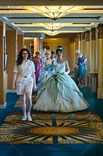 Princesses going to the princess gathering