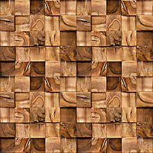Wooden blocks stacked for seamless background