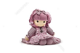 Pink soft doll