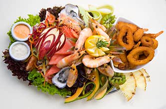 Seafood platter