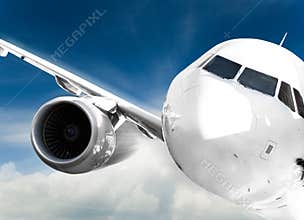 Airplane in the sky