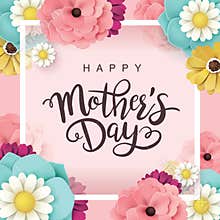Happy Mother`s Day greeting design