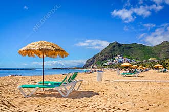 Las Teresitas, Tenerife,Canary islands,Spain: Las Teresitas beach