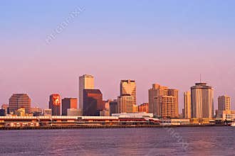 New Orleans Cityscape Sunrise