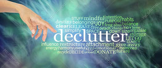 Consider Clutter Clearing Word Cloud