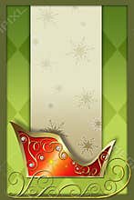 Santa's sleigh background