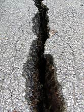 Road crack