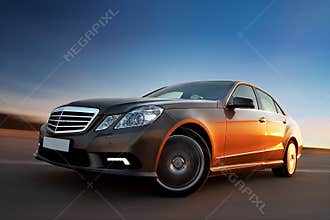 Modern luxury sedan