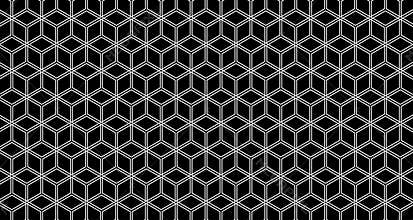 4k Hexagon Set of 3 Background Pattern Videos Animation in Black and White Alpha Channel.