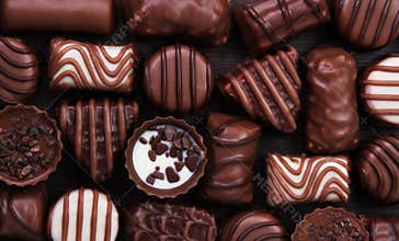 Sweets praline chocolate