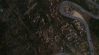 Aerial footage with epic landscapes