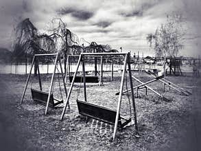 Abandoned playground