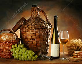 Composition with wine