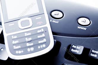 Communication - mobile phone internet and e-mail